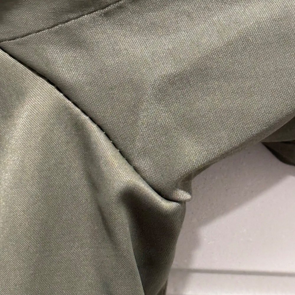 Renuar Collection ladies green jacket button closure cotton nylon blend size 12 - Picture 8 of 16